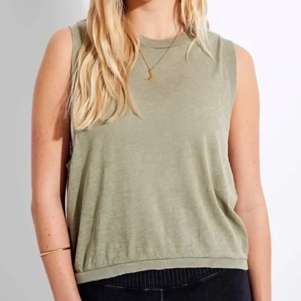 Free People Love Tank in Army Bliss size XS